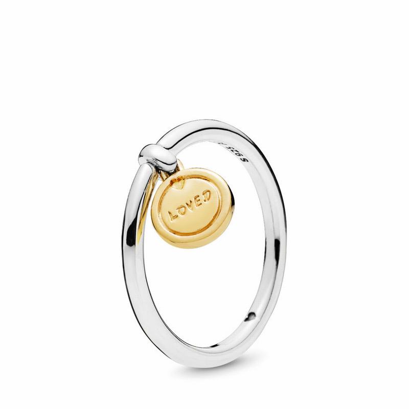 Pandora Shine™ Medallion Of Love Stackable Ring Ireland - Pandora Shine/Sterling Silver - 930476ABI